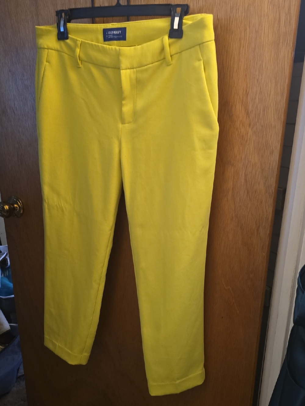 Old Navy Sunny Yellow Cropped Trousers
